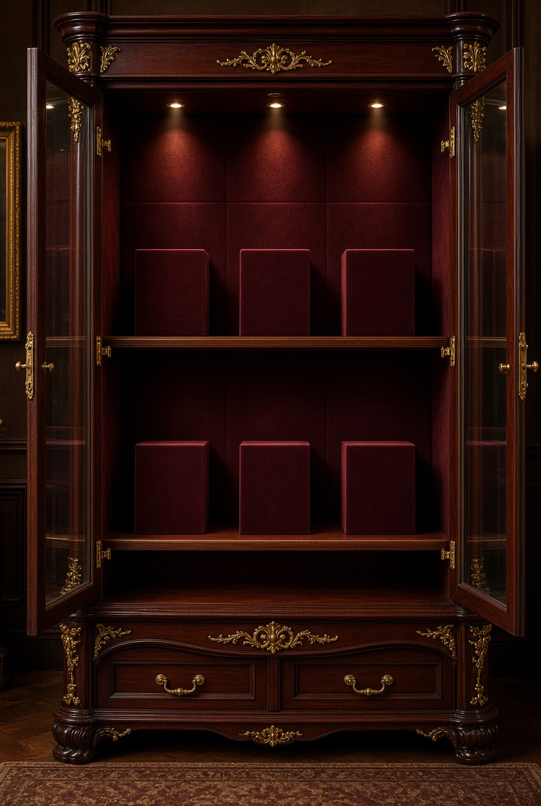 Open cabinet